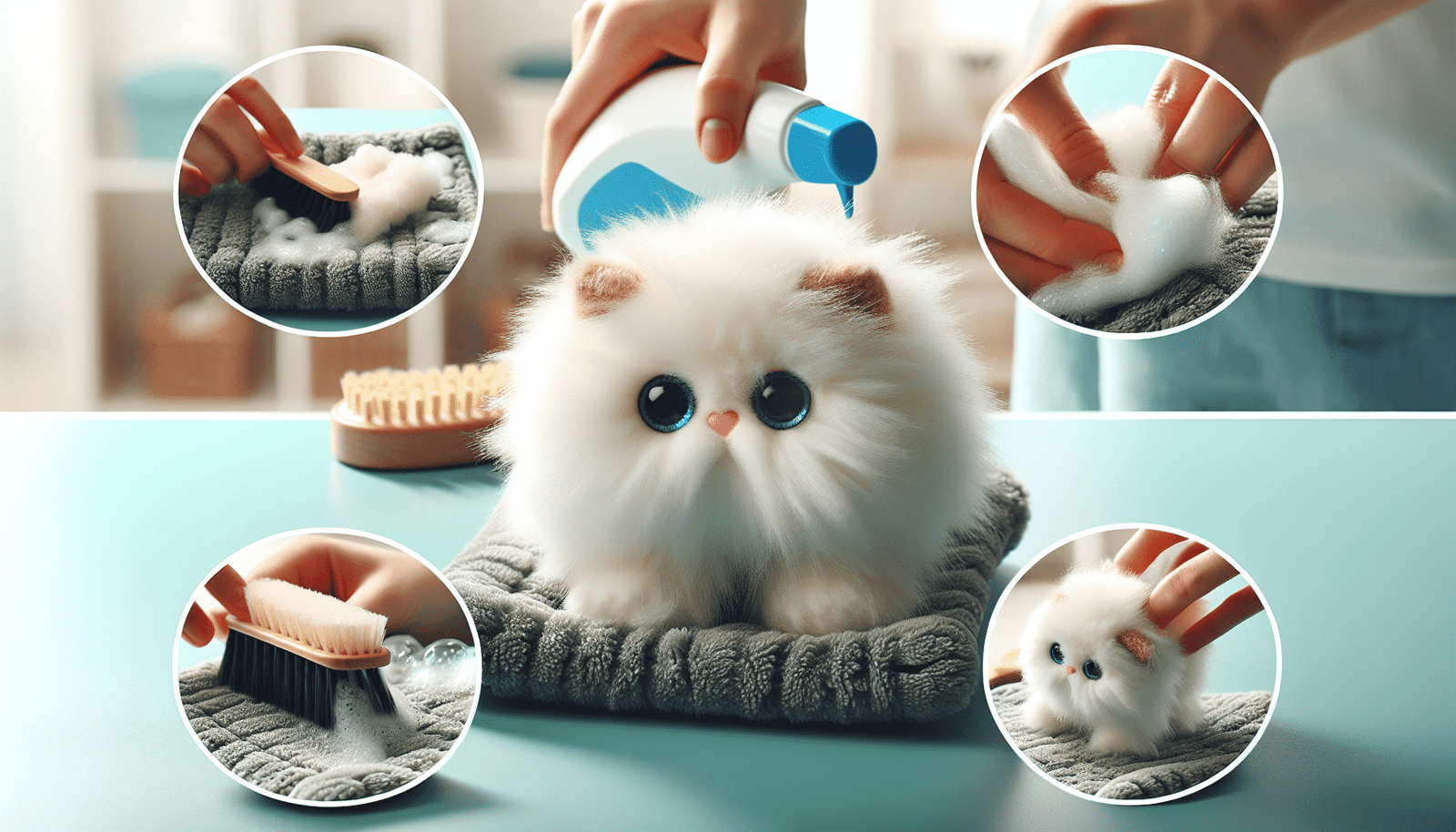 How to Clean a Persian Stuffed Cat