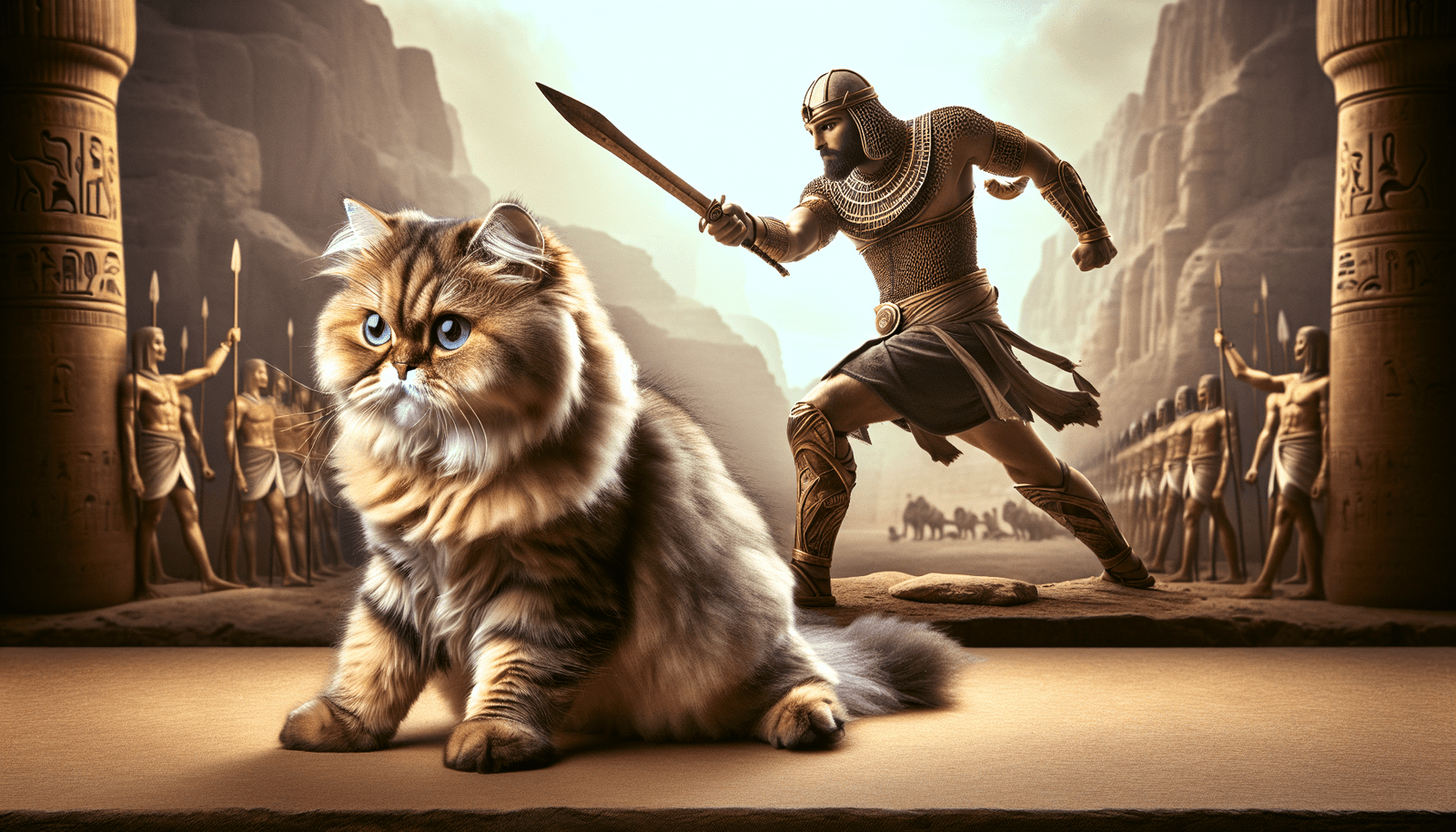 The Feline Warriors: Persian Tactics in the Battle against the Egyptians