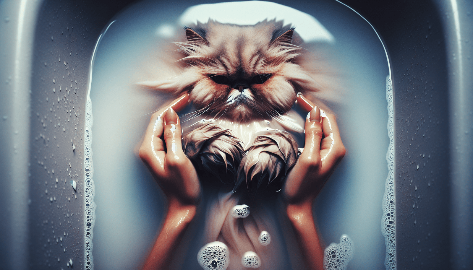 Tips for Bathing a Persian Cat with Claws