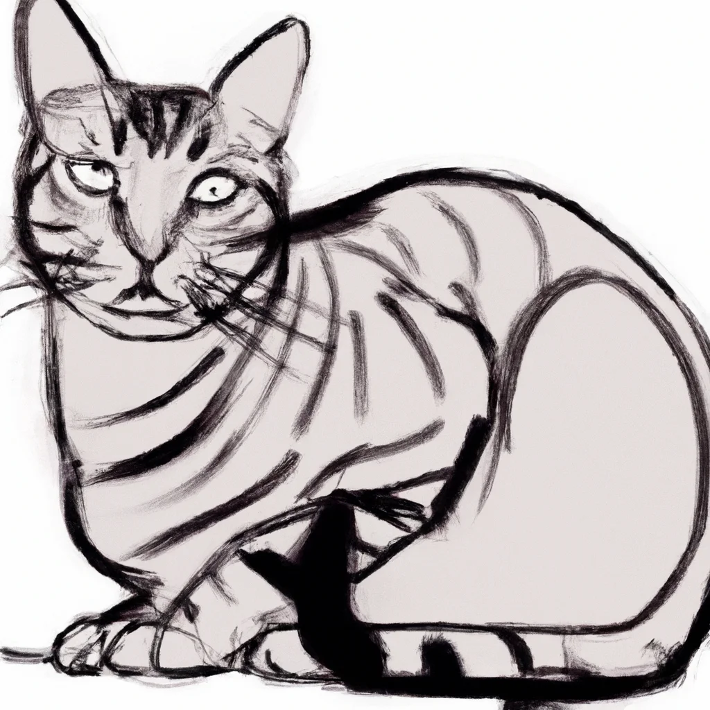 Step-by-Step Guide: Drawing a Tabby Cat
