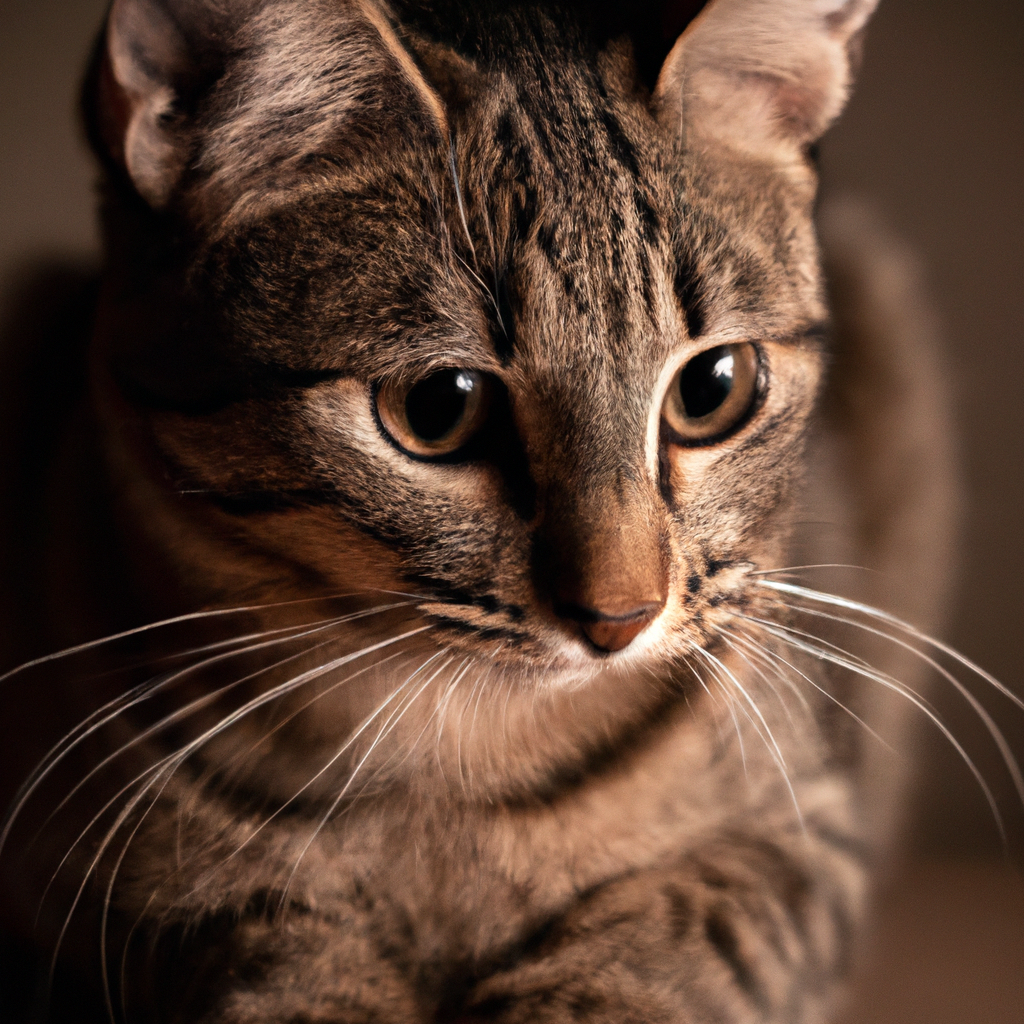 What are the characteristics of young male tabby cats?
