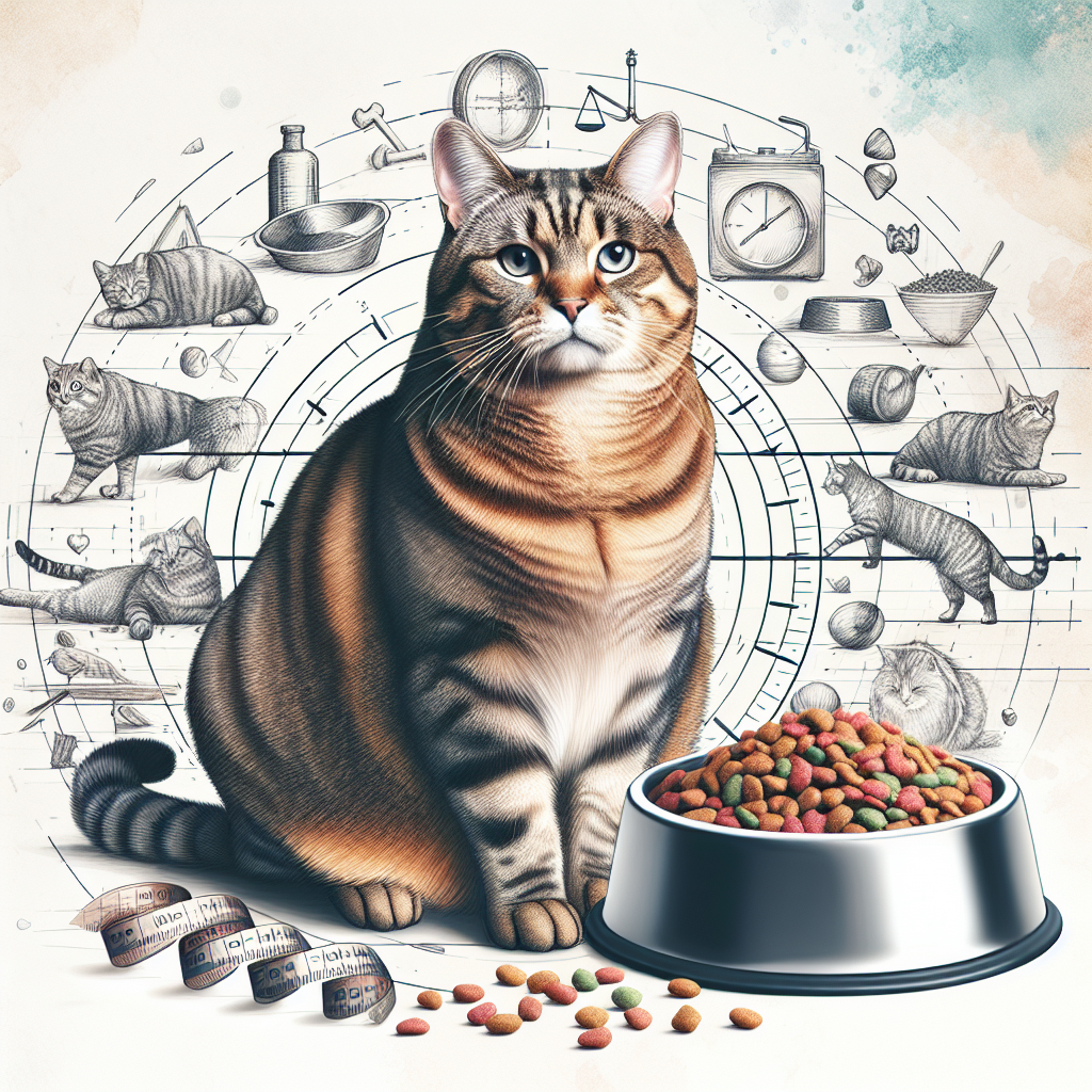 What is the ideal weight for a large North American tabby cat?