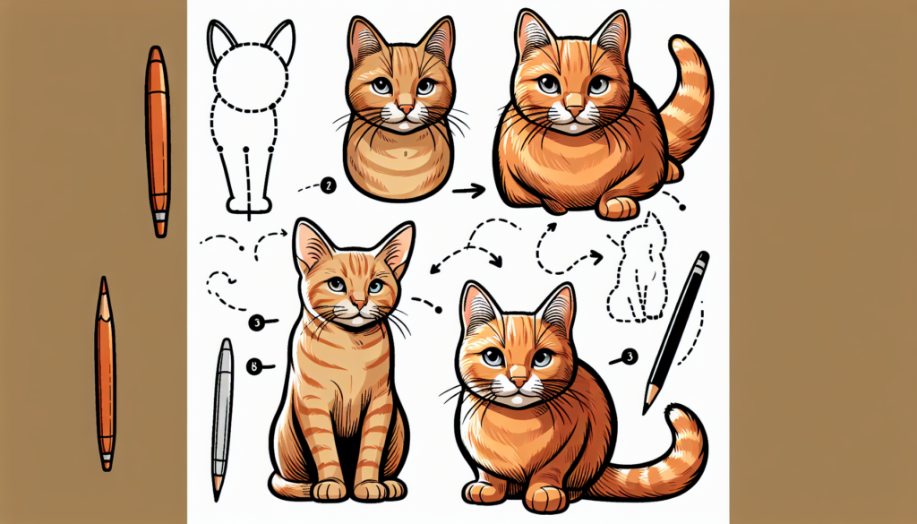 Step-by-Step Guide: Drawing an Orange Tabby Cat