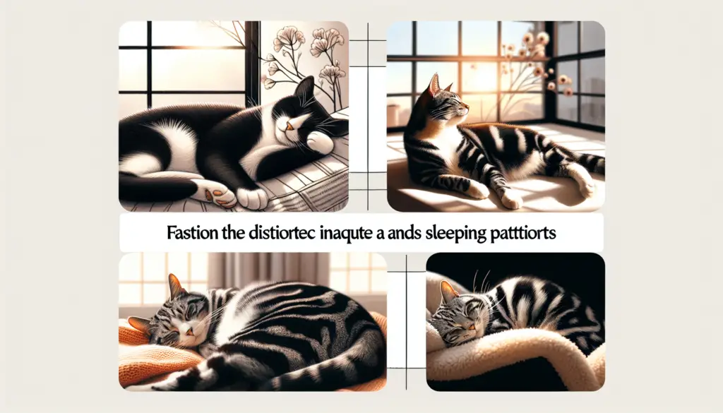 The Sleep Patterns of Black and White Tabby Cats