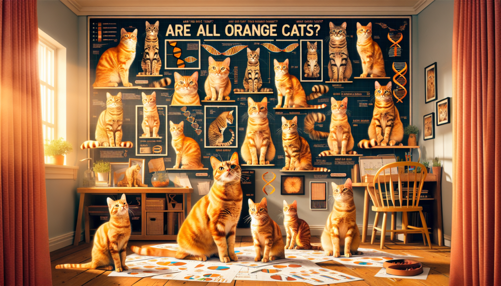 Are all orange cats tabby?